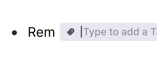 Adding tags to notes in RemNote